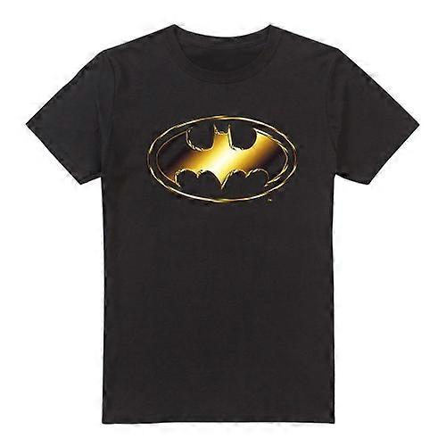 Batman Mens Chrome Logo T-Shirt