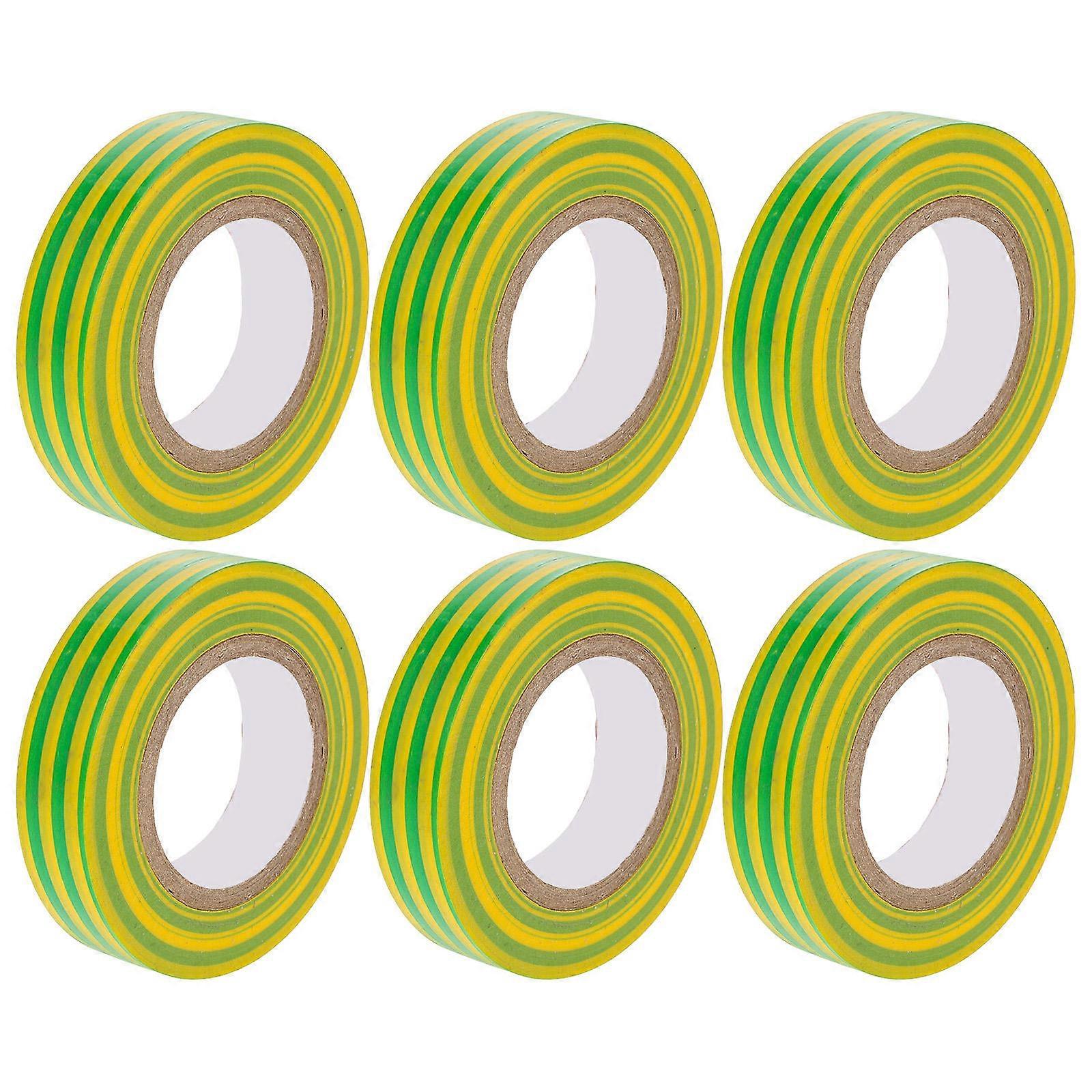 High Temp Electrical Tape Wire Tape Function 6 Rolls for Home Use