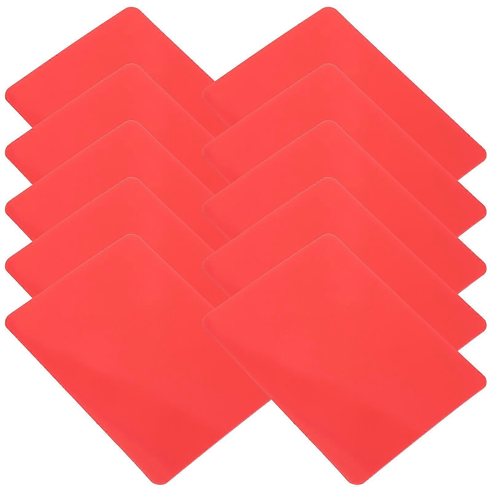 Poker Supplies Plastic Dispenser for Use 10Pcs Red