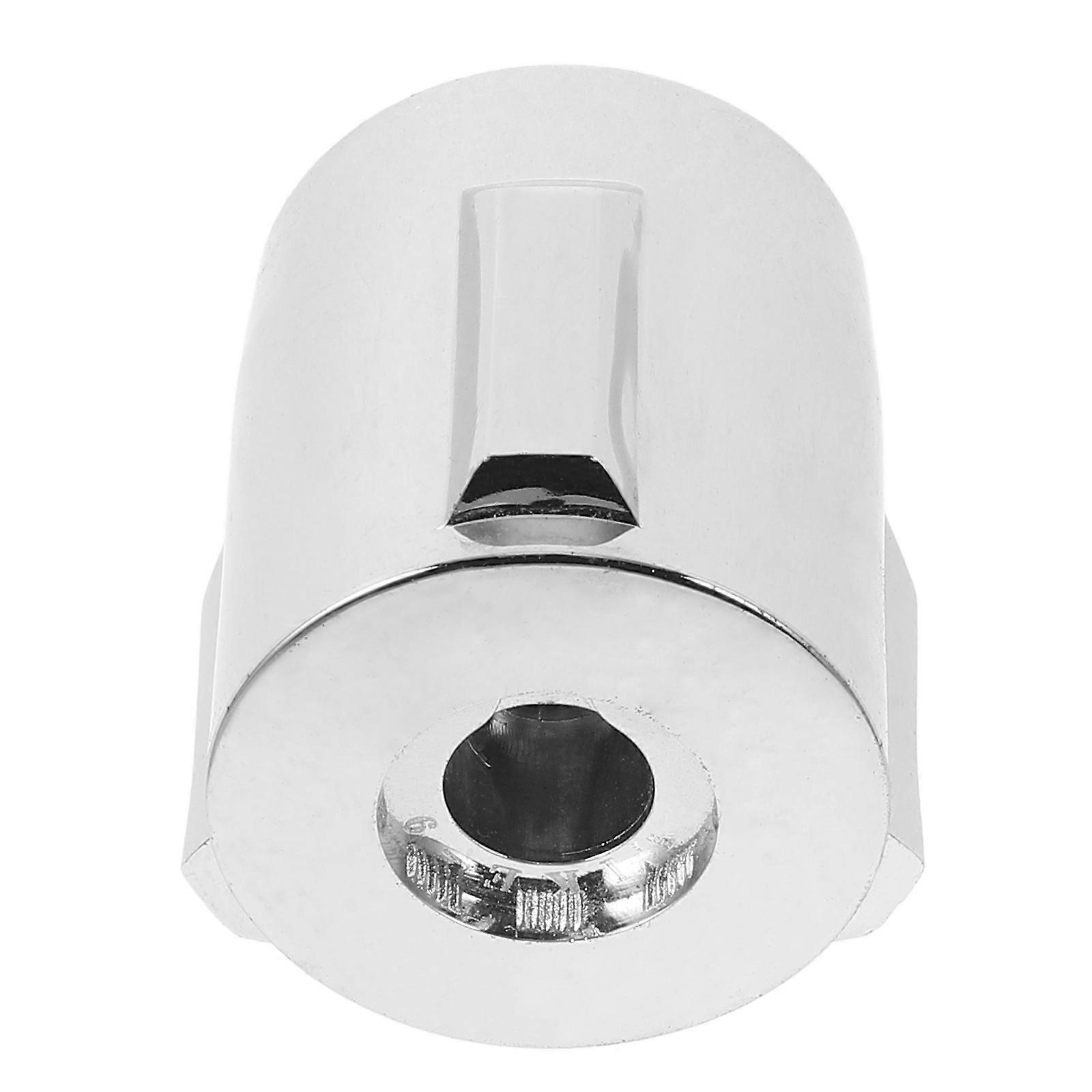 Silver Bathtub Faucet Handle Set with Replacement Angle Valve Handle