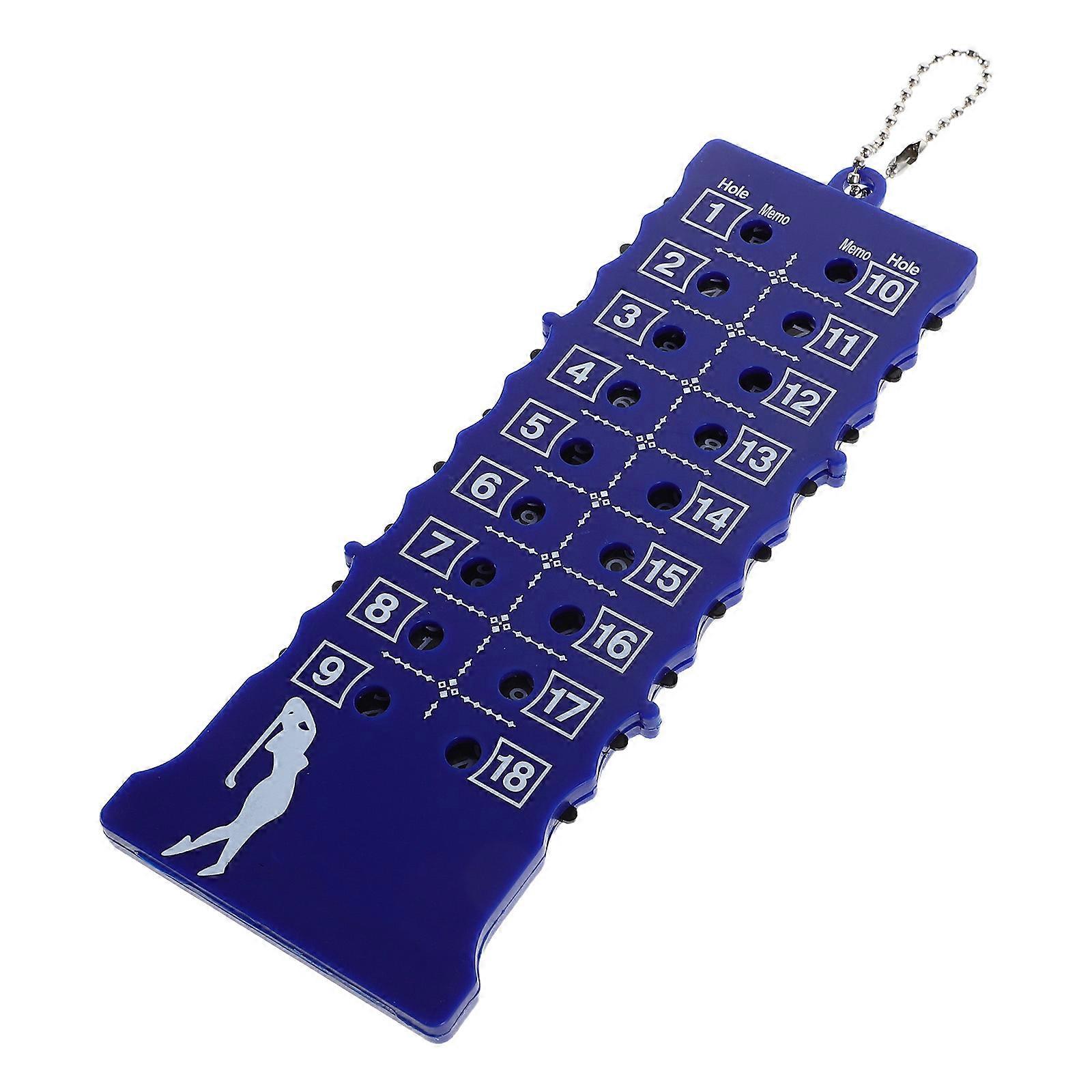 Blue Golf Score Counter Compact Scoreboard for Easy Scoring Tool
