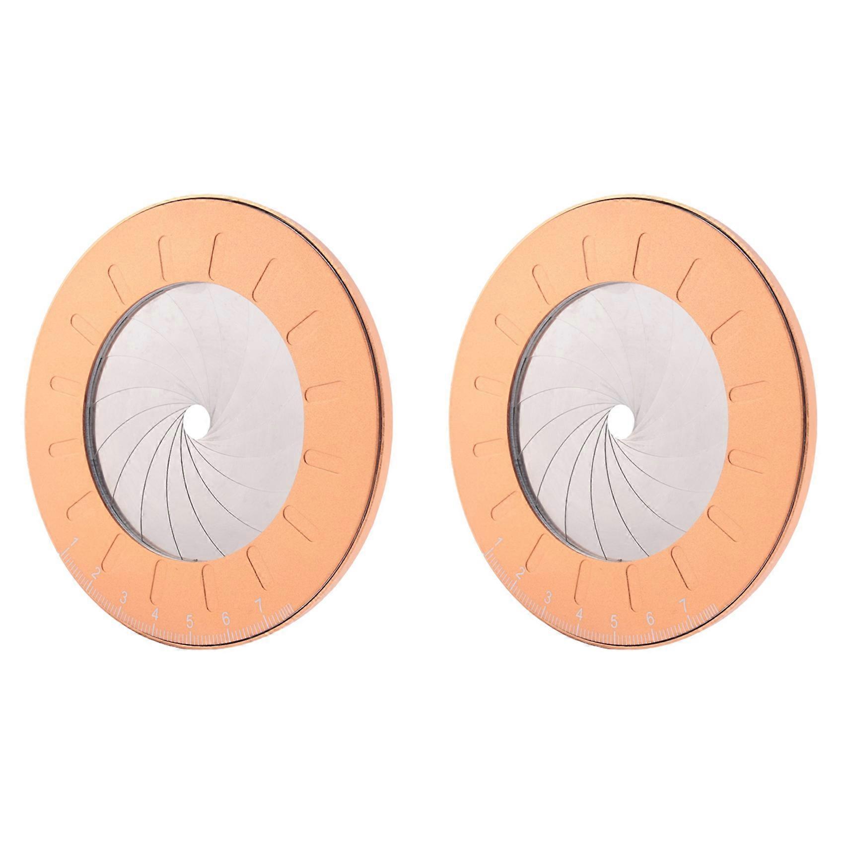 Adjustable Circle Drawing Ruler Tool, Professional Round Circle Drawing Tool, Measuring Ruler (2Pcs)