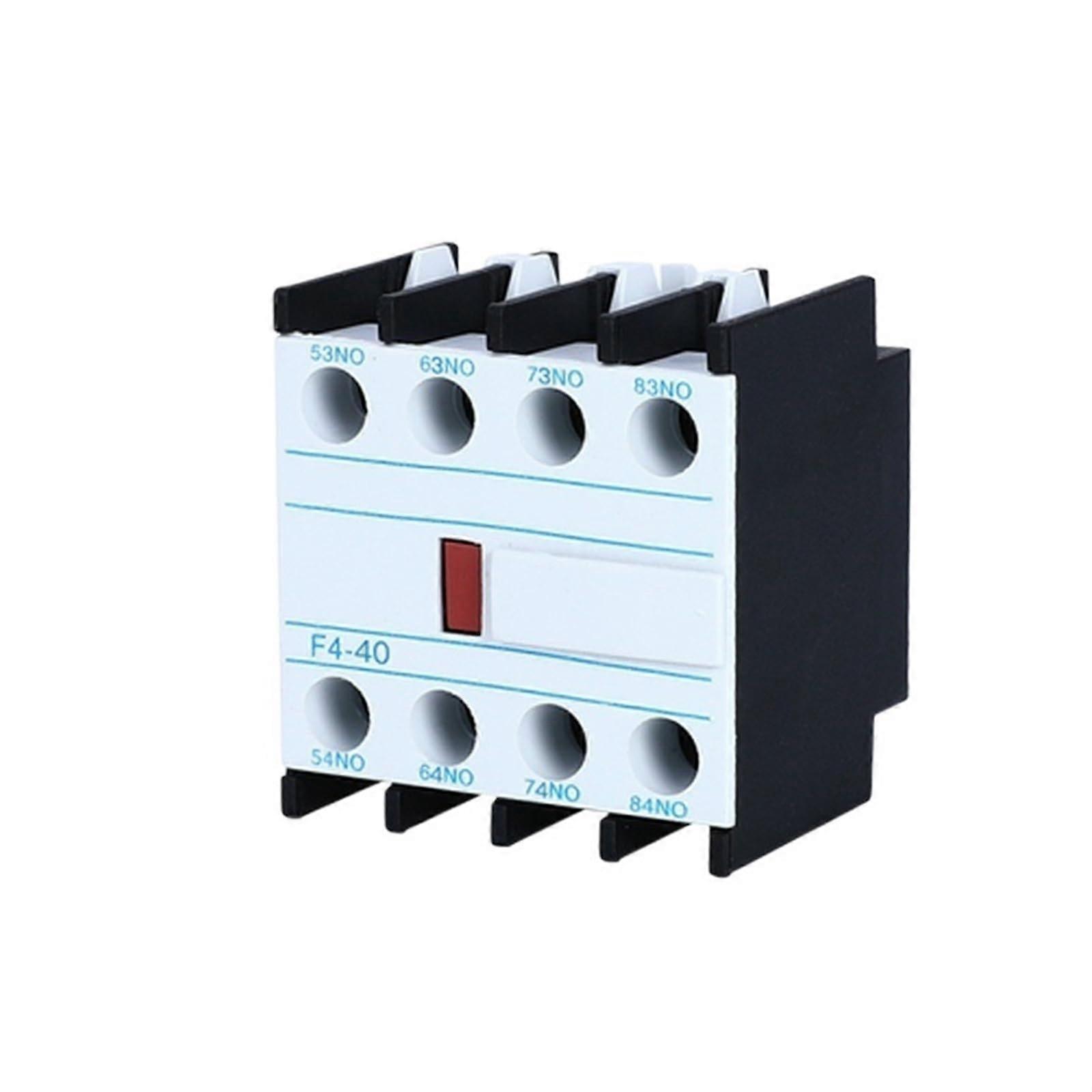 F4 Auxiliary Contact CJX2Z DC Contactor F4-40 4NO Compatible with CJX2-09004 Model Specifications