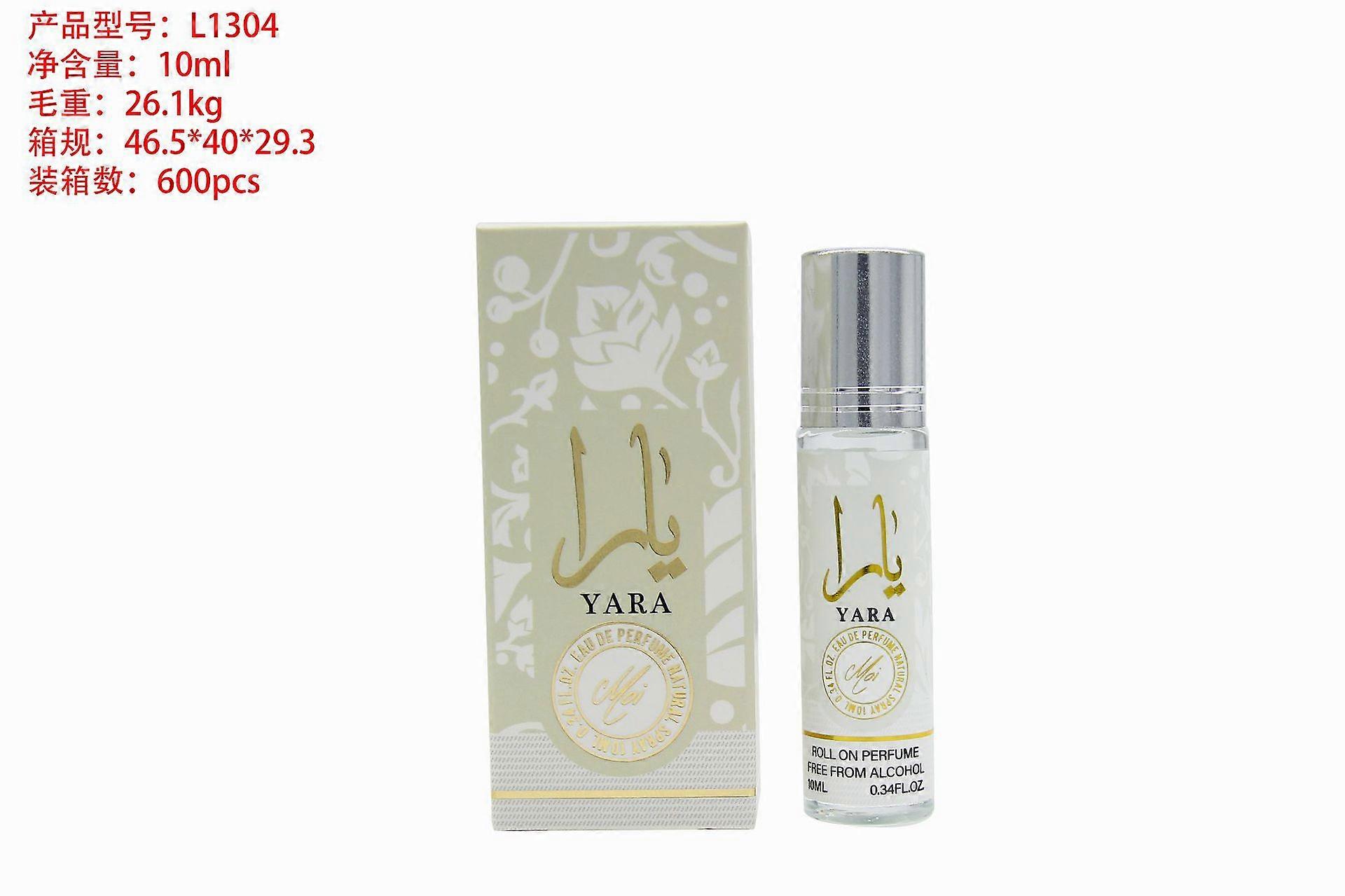 YARA Roll-on Perfume 10ml, Long-lasting Fragrance for Men and Women, Arabian Dubai Perfume