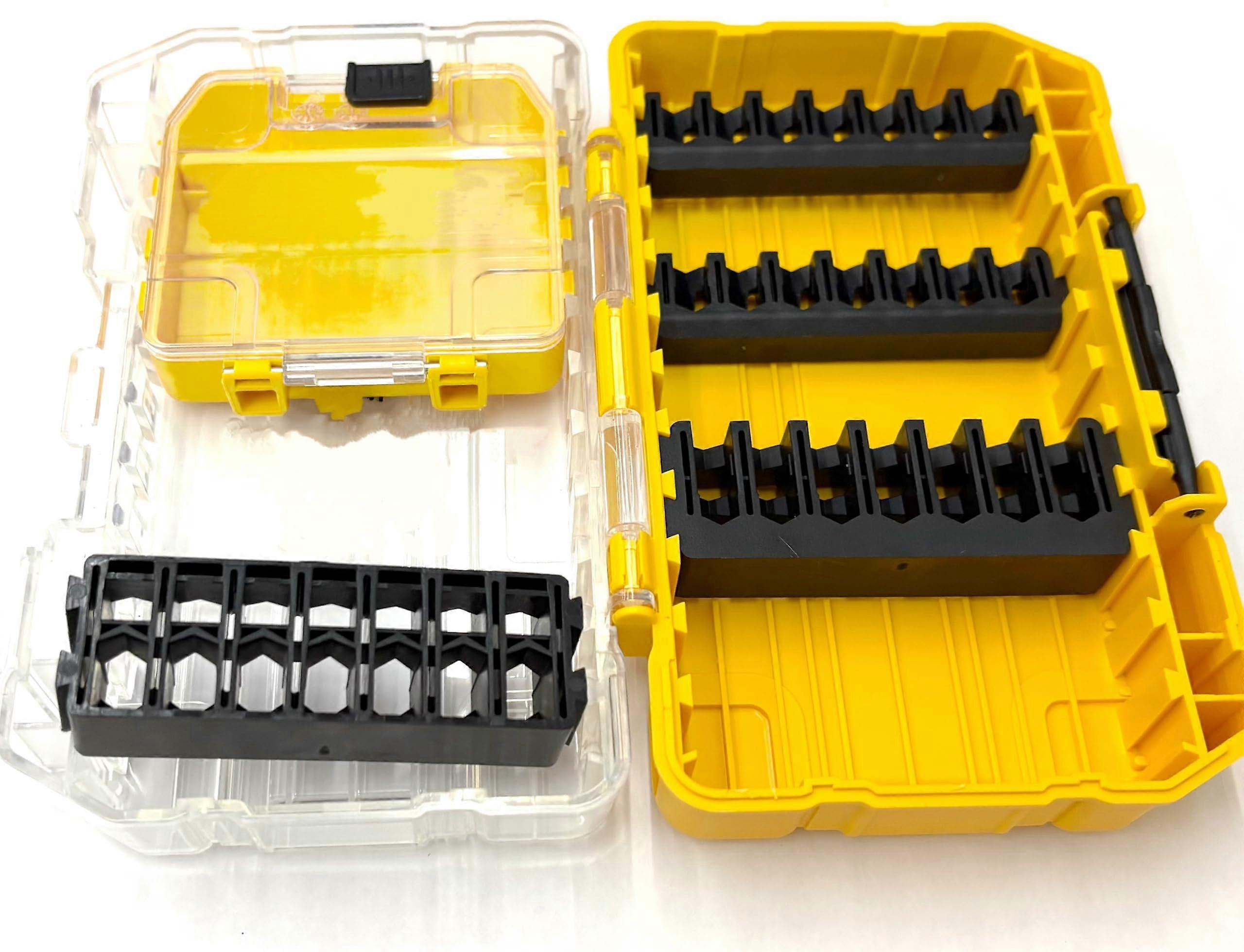DT70801QZ Bits Storage Case Tool Box Organizer with Bit Holder for Dewalt