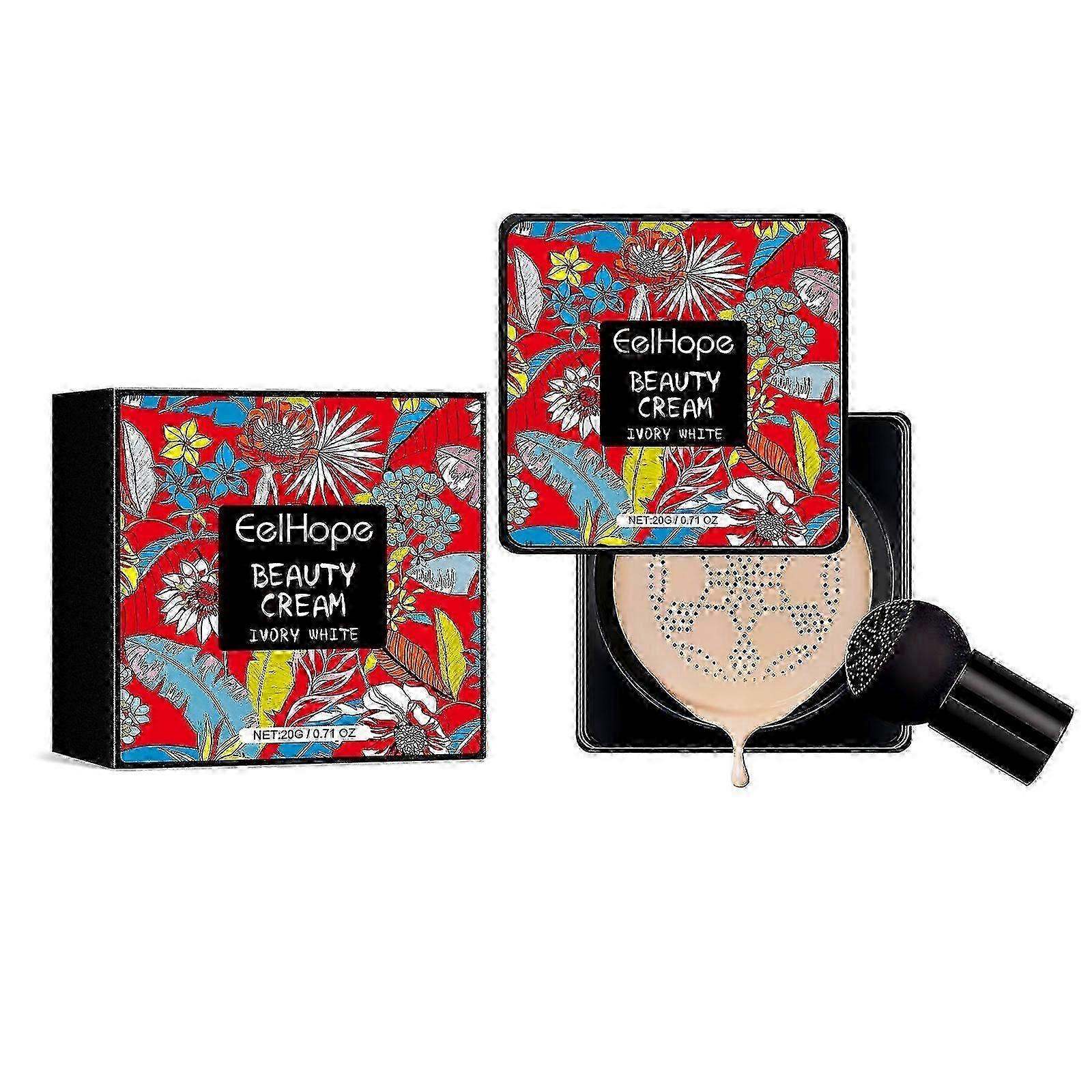 Mushroom Head Cushion Cc Cream