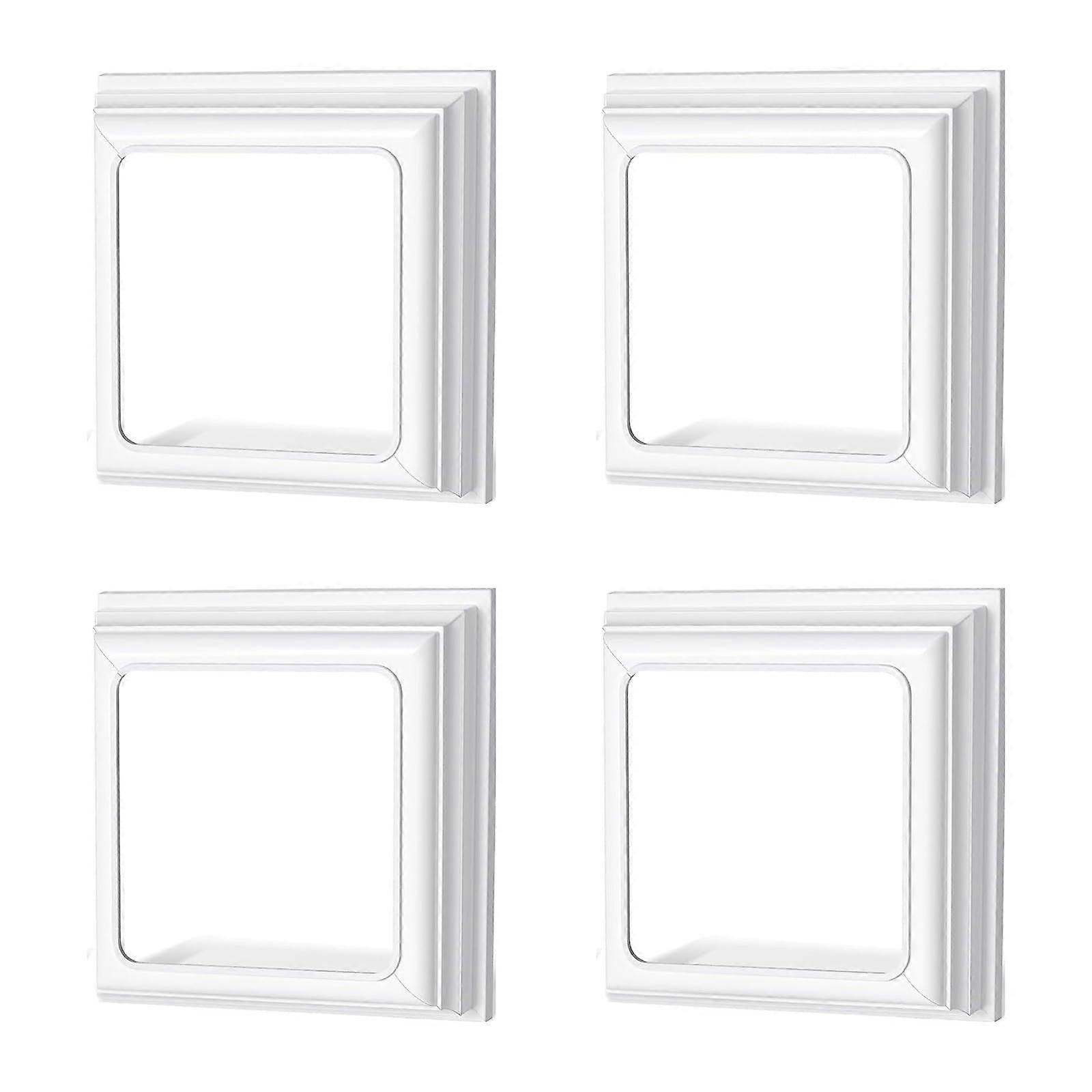 Weatherproof Post Base Covers for Porch and Stair Columns, Easy Install, 4/8pcs Durable Wraps