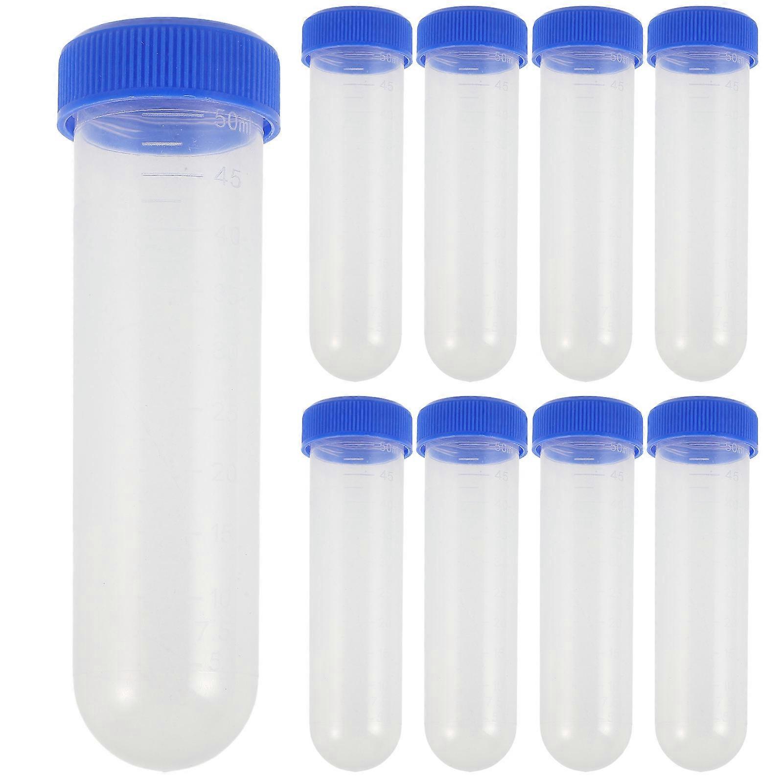 Blue Plastic Test for Labs with 50ml Capacity Ideal for Science Experiments and