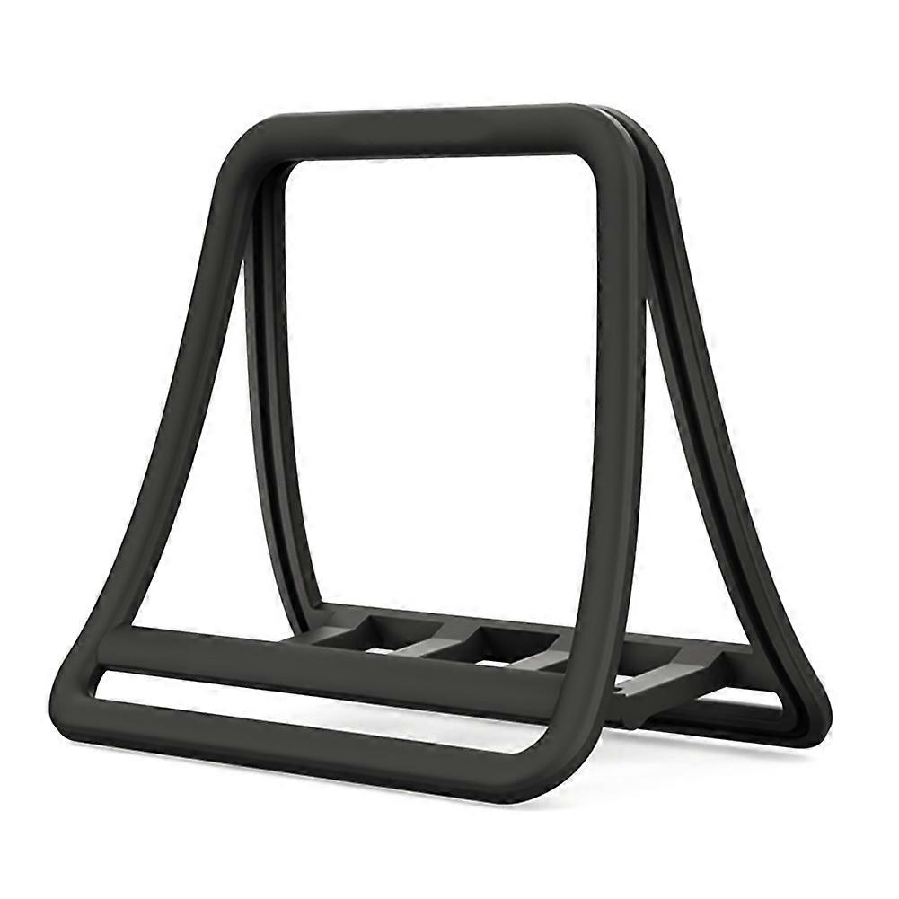 Adjustable Vertical Laptop Stand - Notebook & Tablet Holder Vertical Storage Rack Black