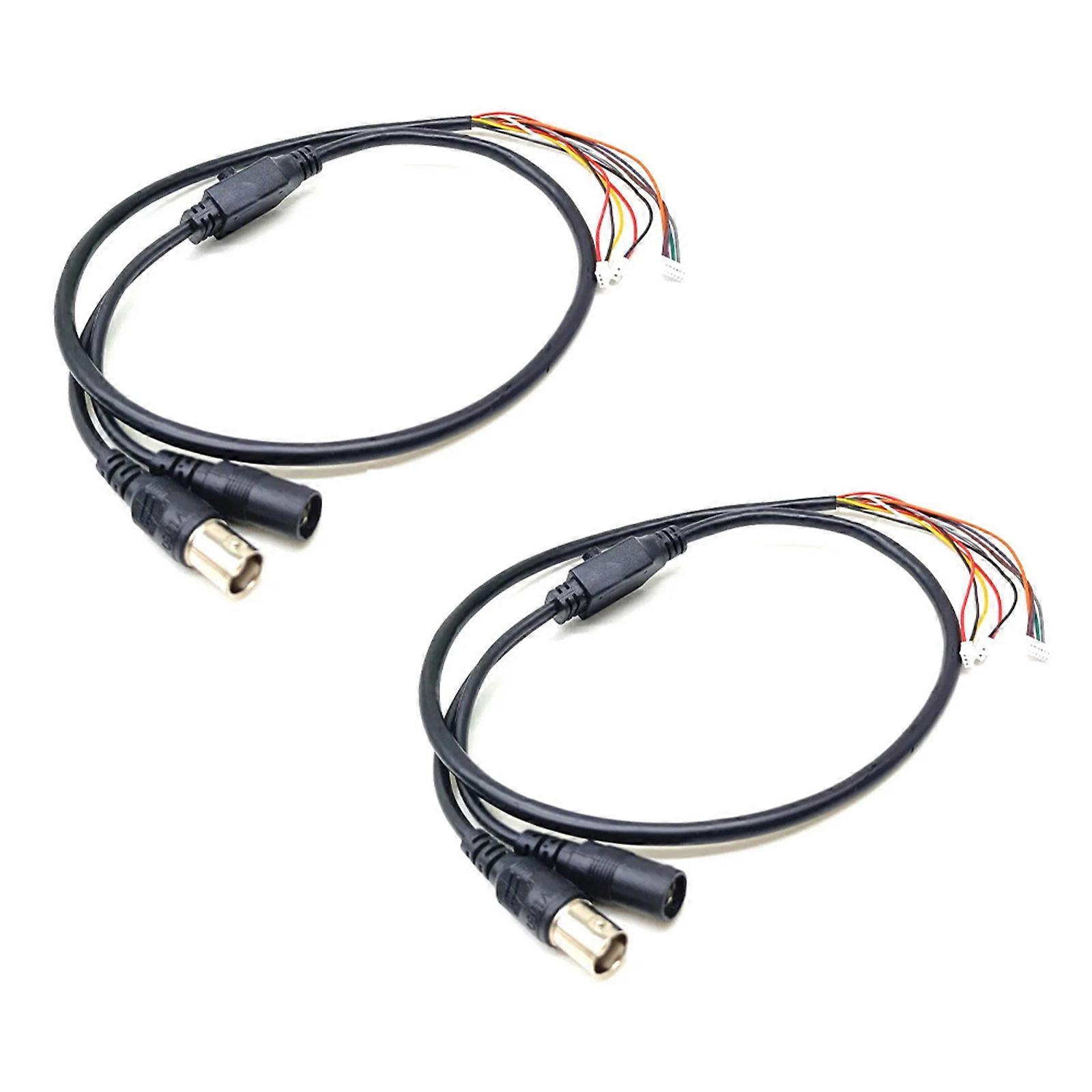 Multifunction 11 Pin Video Cable For CCTV Systems With OSD Control Input And BNC Output In Flexible Construction Multicolor