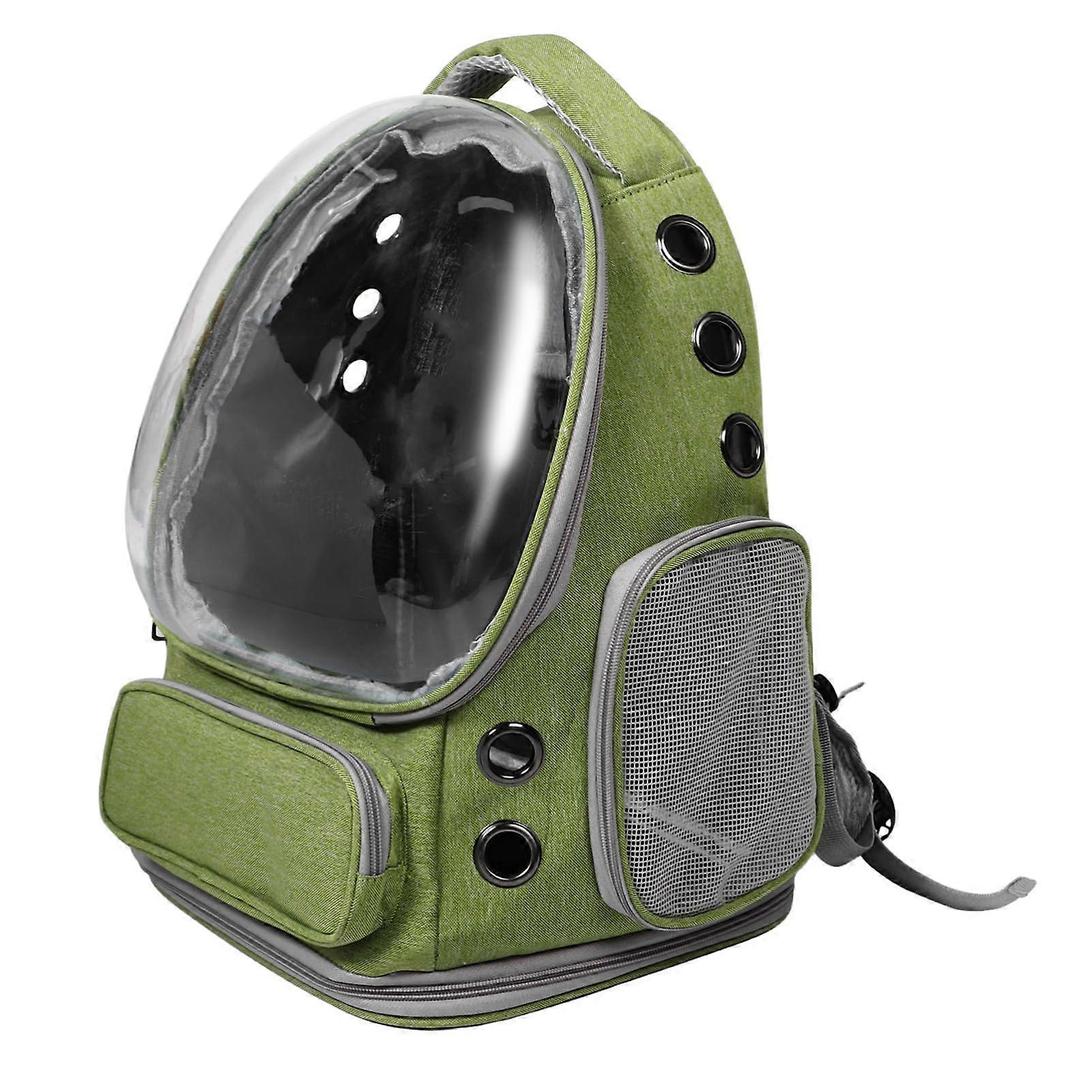 Pet Backpack Carrier with Clear Window, Breathable Mesh, Foldable Design for Small Cats and Dogs