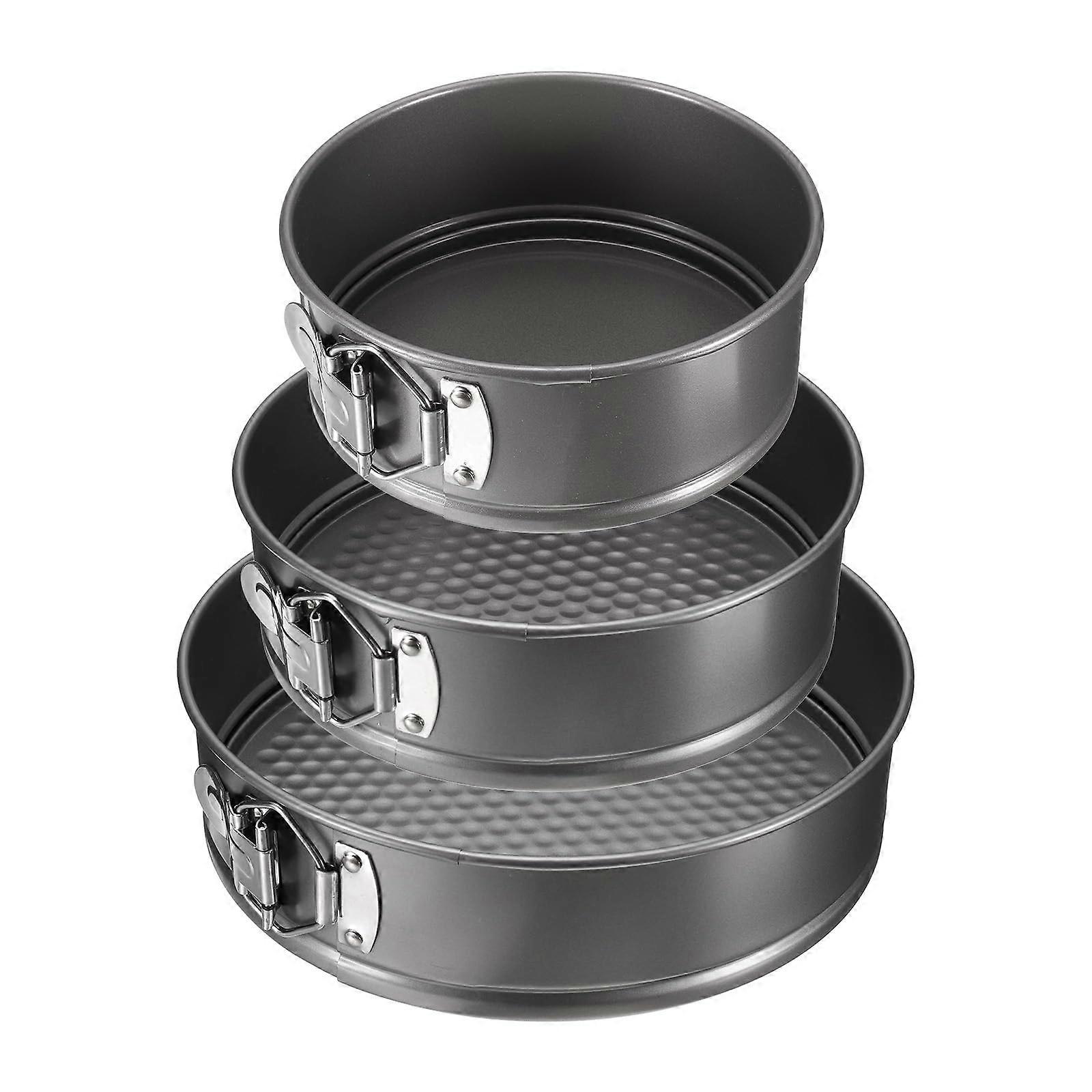 Springform Pan Set 6/8/9 Inch Nonstick Leakproof Removable Bottom Cheesecake and Baking Pans