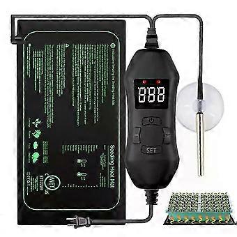 Tapete de aquecimento de 50 W com controle de temperatura ajustável de acordo com as normas europeias/americanas/britânicas/australianas para mudas, adequado para o cultivo.