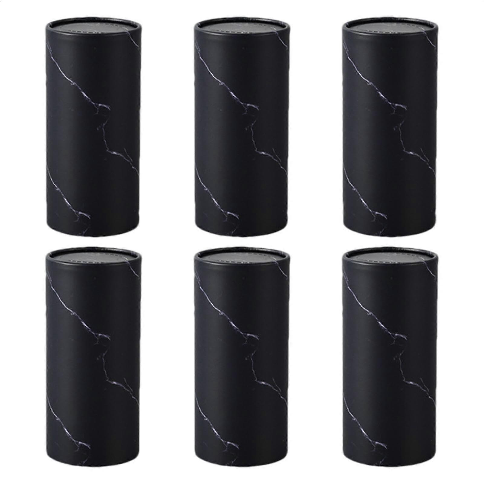 Car Tissue Holder for Cup Holder, 6 Pack Compact Cylindrical Dispenser with Refills