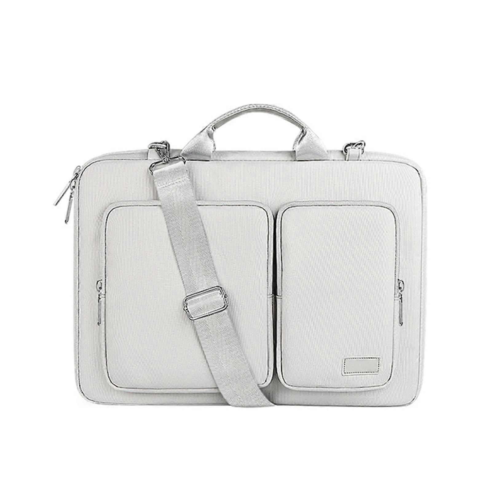 Waterproof Shockproof Laptop Bag 14 Inch Briefcase with Soft Lining Shoulder Handbag