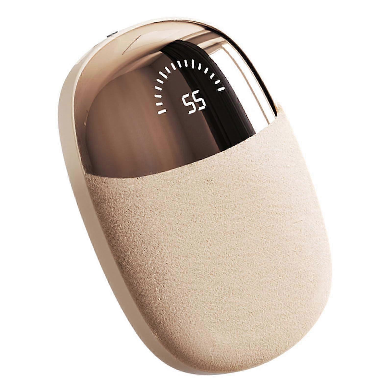 USB Hand Warmer Plush Rechargeable Heater with Adjustable Temperature for Winter Comfort