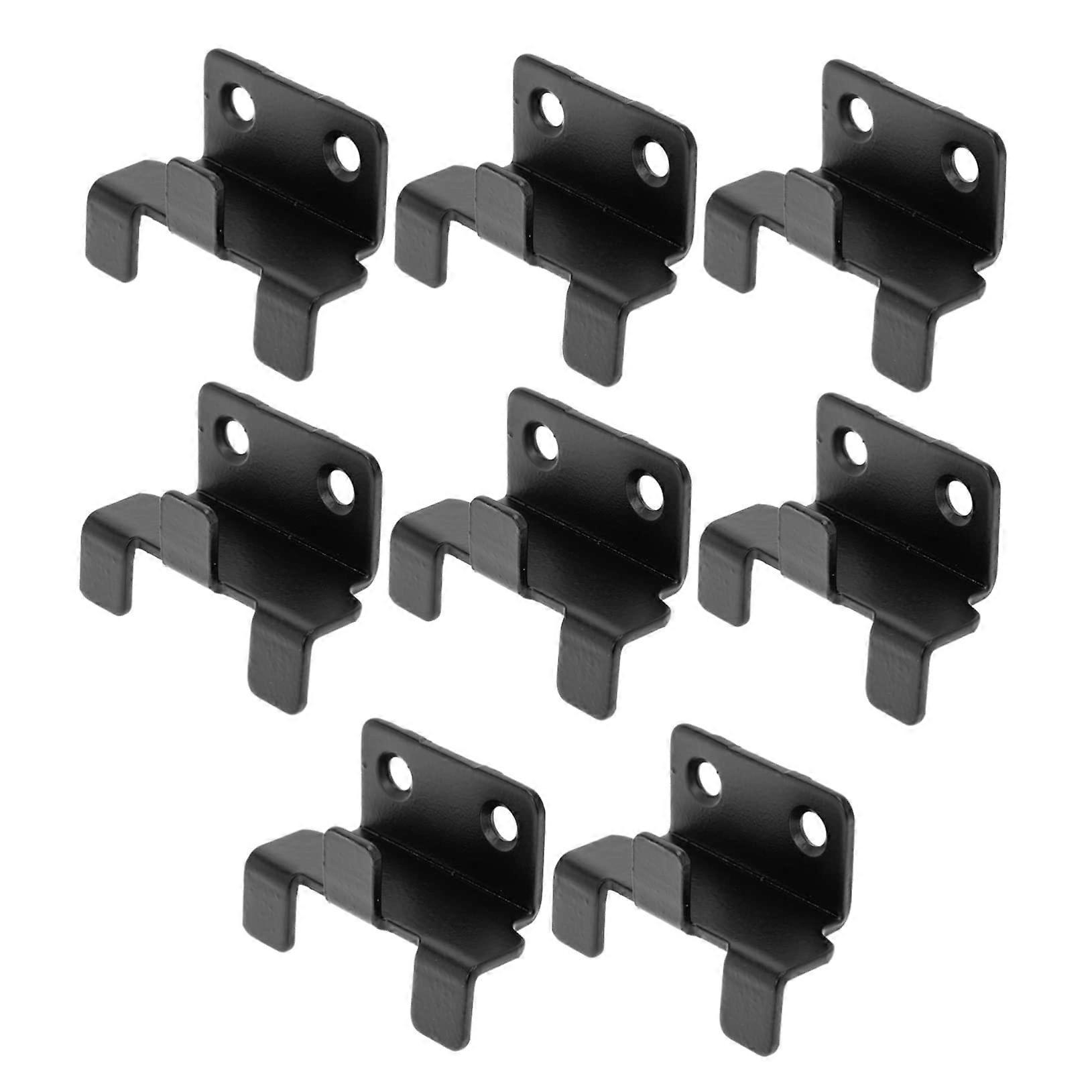 Heavy Duty Tile Display Hooks 8pcs Wall Mounted Brackets for Slat Wall Ceramic Tile Sample Holders
