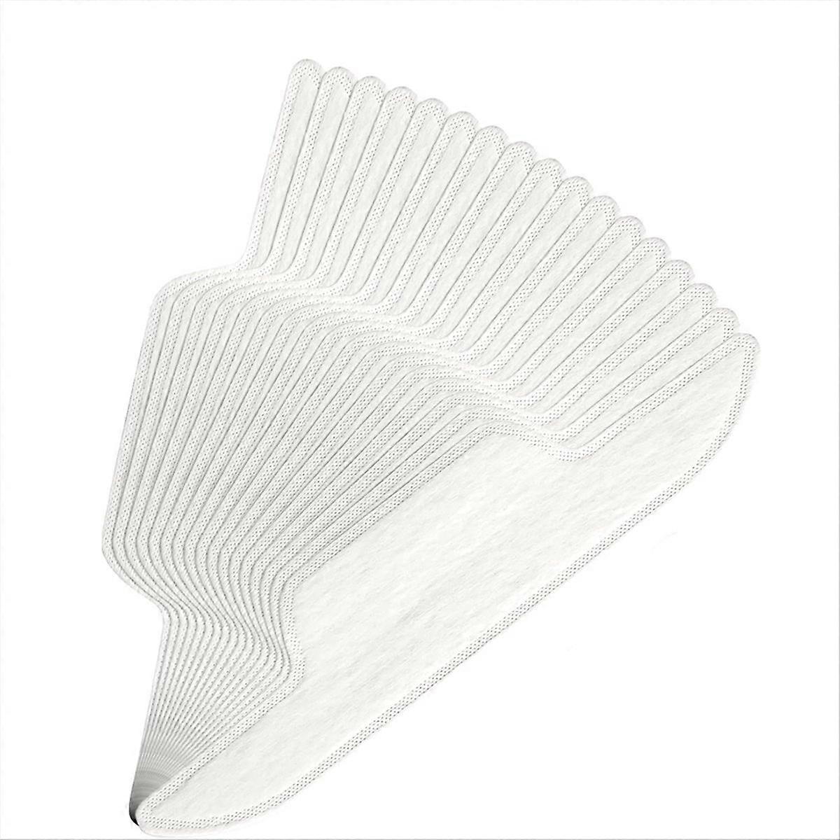 100 Pcs Hat Sweat Liner Golf Absorbent Sweat Pad Odor Soft Hat Sweat