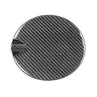 Real Carbon Fibre Car Exterior Gas Oil Fuel Tank Cap Cover Trim Stickers for Fiat 500 2012-2019 Car Accessories