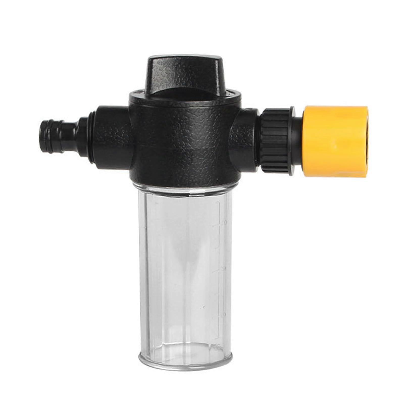 Engine Flush Hose Nozzle with Garden Hose Solution Dispenser for Consistent Mixing and Quick Connect