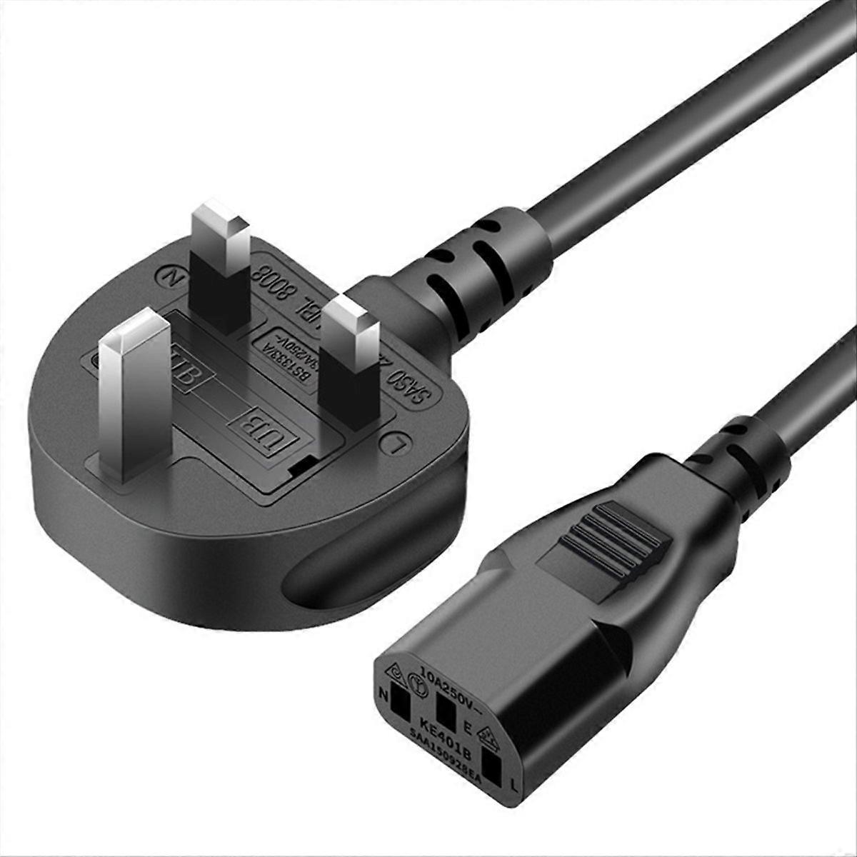 UK Standard Copper Power Cord 3x0.75mm2 Electrical Copper Wire,B