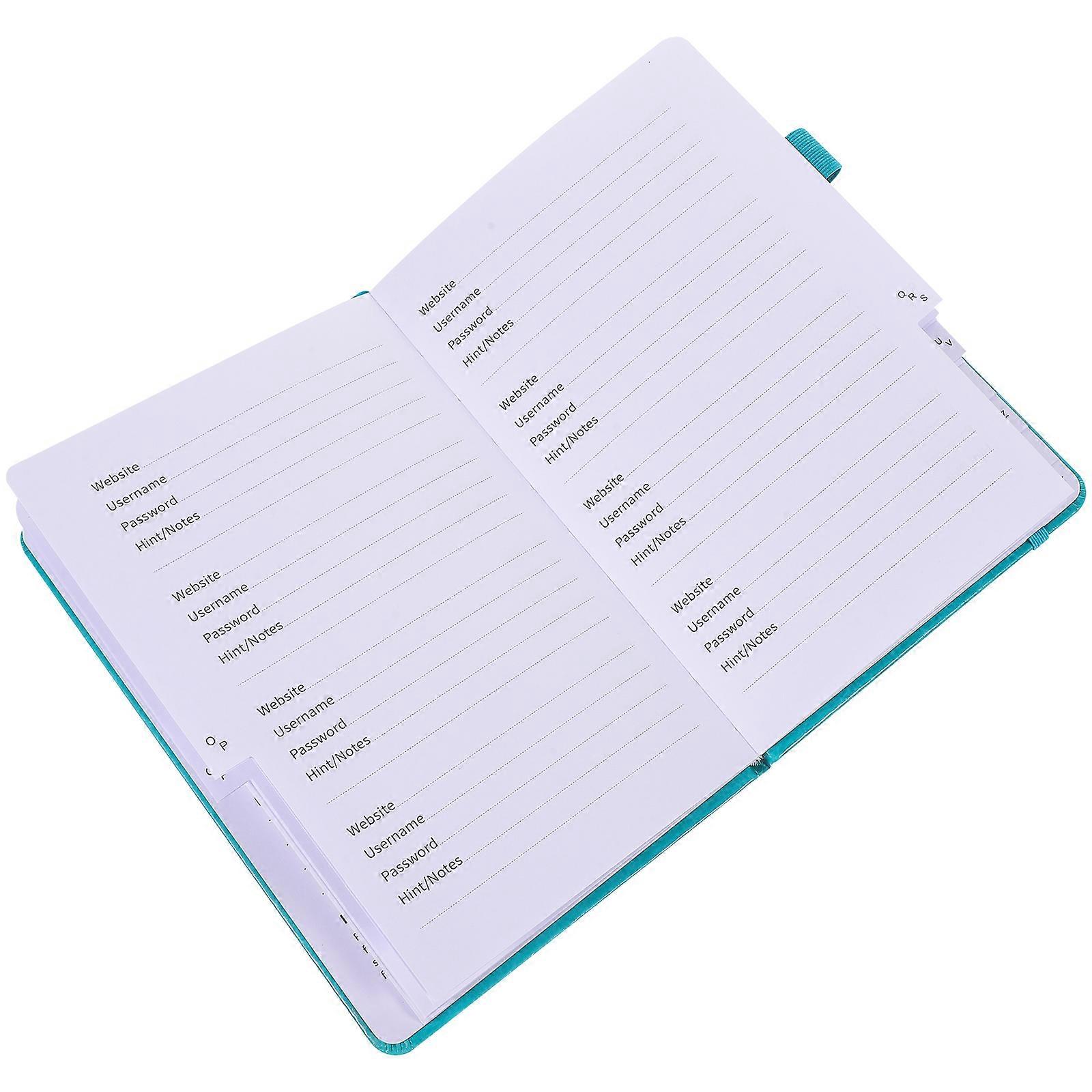 Small Book Blue Address Book for Writing Paper Phone Notebook