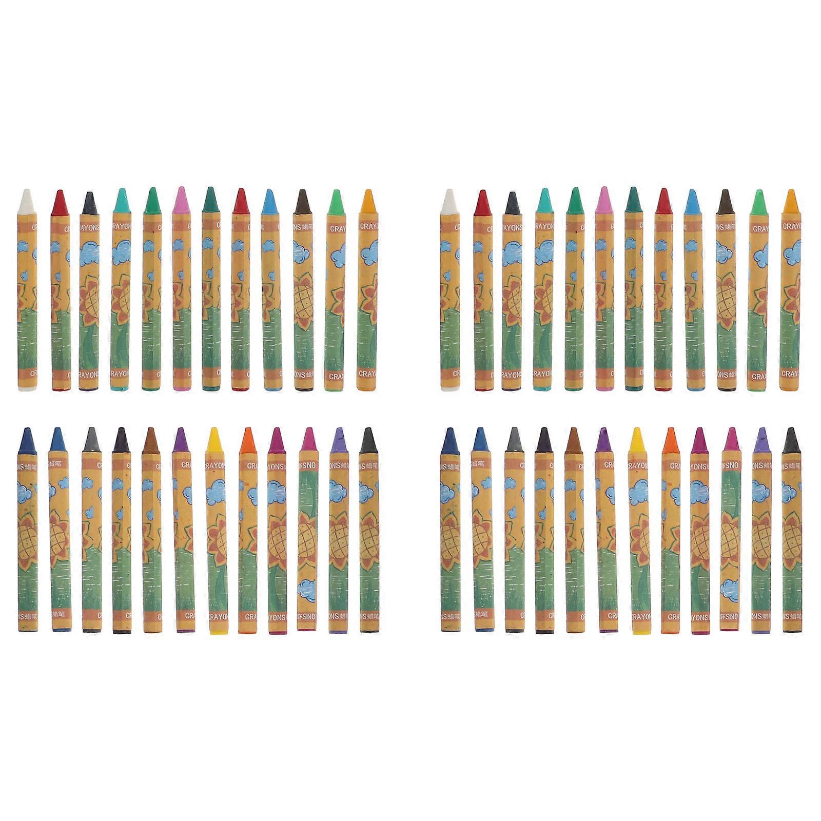 Children's Crayons Set Crayon for Drawing 48Pcs Lightweight Assorted Color Pens