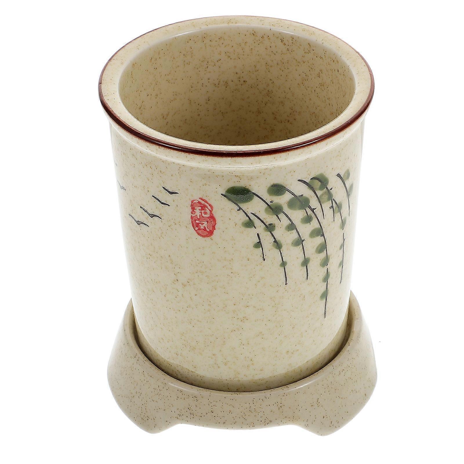 Kitchen Utensil Holder Creative Chopsticks Rest Rack Japanese Style Ceramic 1Pack