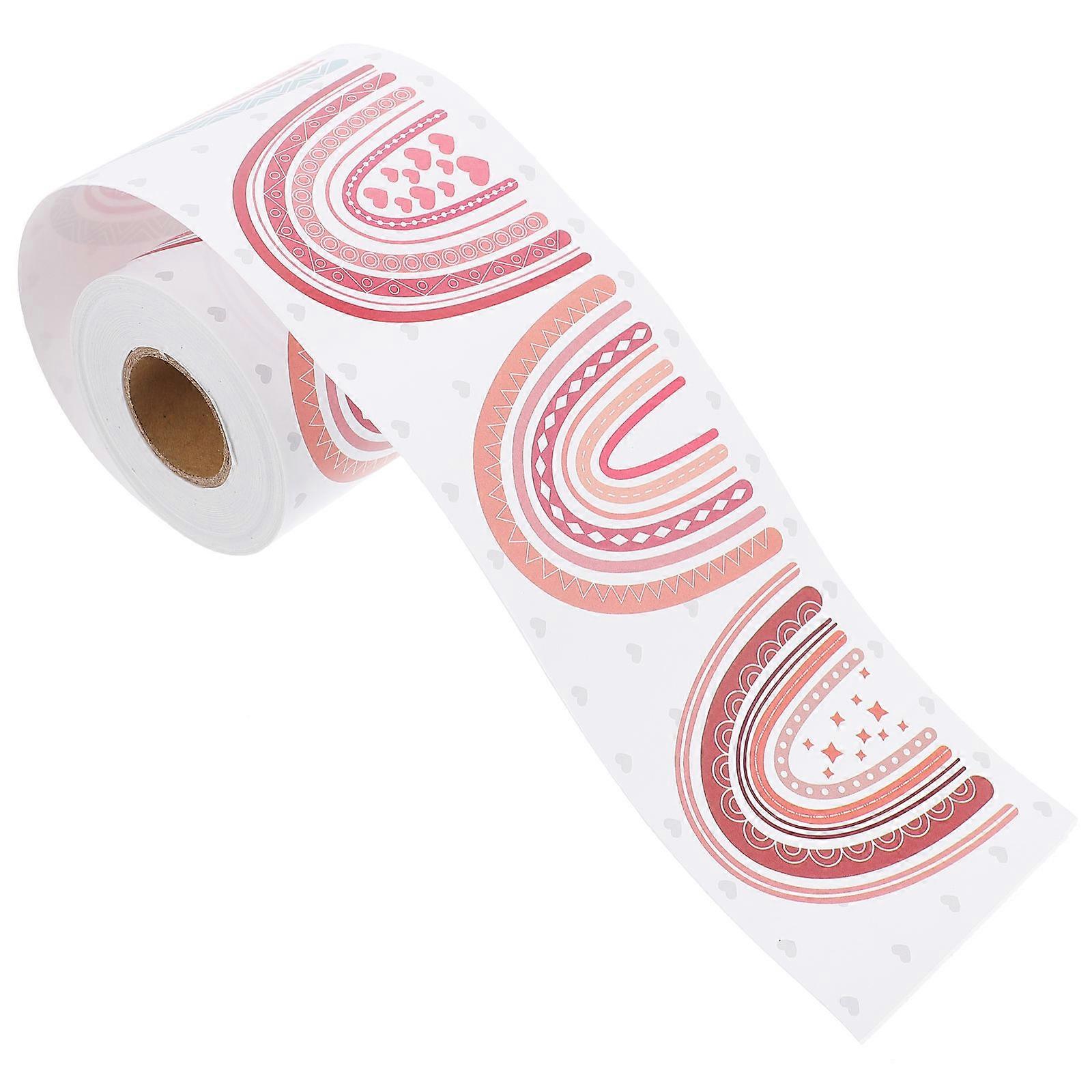 Rainbow Borders Sticker for Bulletin Board Decoration 3 Rolls Pack