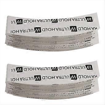 72Pcs Wig Double Sided Tape Strong Adhesive Hair System Extension Strips Waterproof for Toupees/Lace