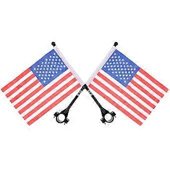 Bike Handlebar Flag Cycling Bike Flag for Party 2Pcs Easy to Install