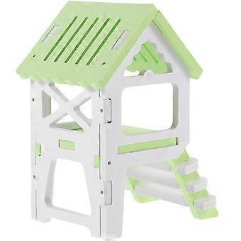 Hamster Hideaway PVC Hus til Kæledyr 5 stk. Lysegrøn Små Dyrerede