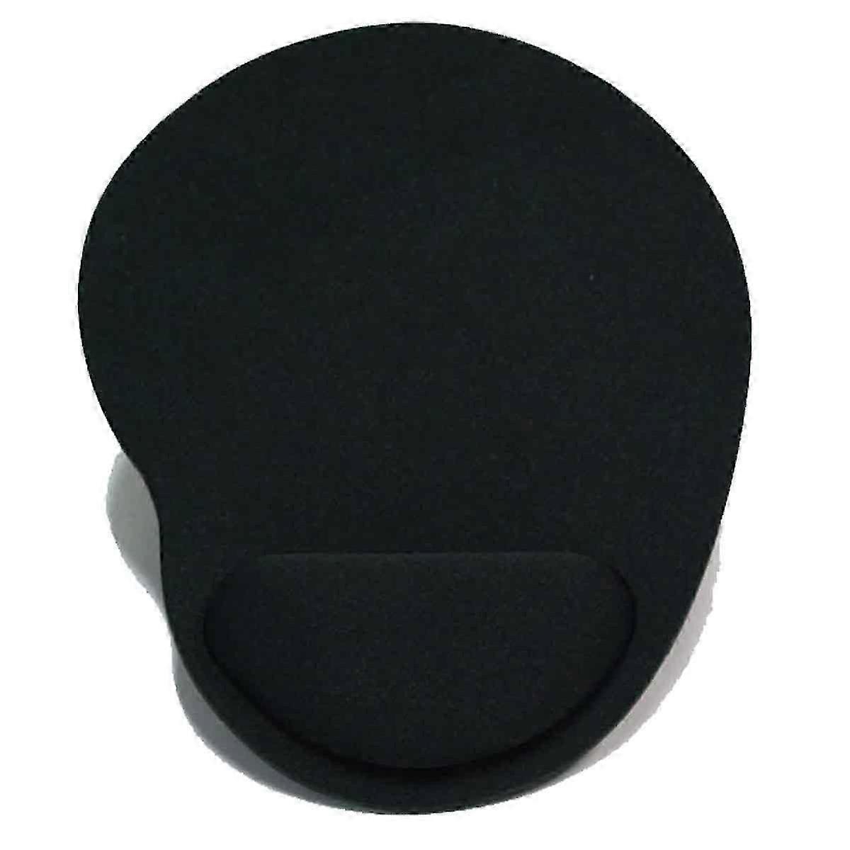 Mouse Pad with Wrist Rest - Black
