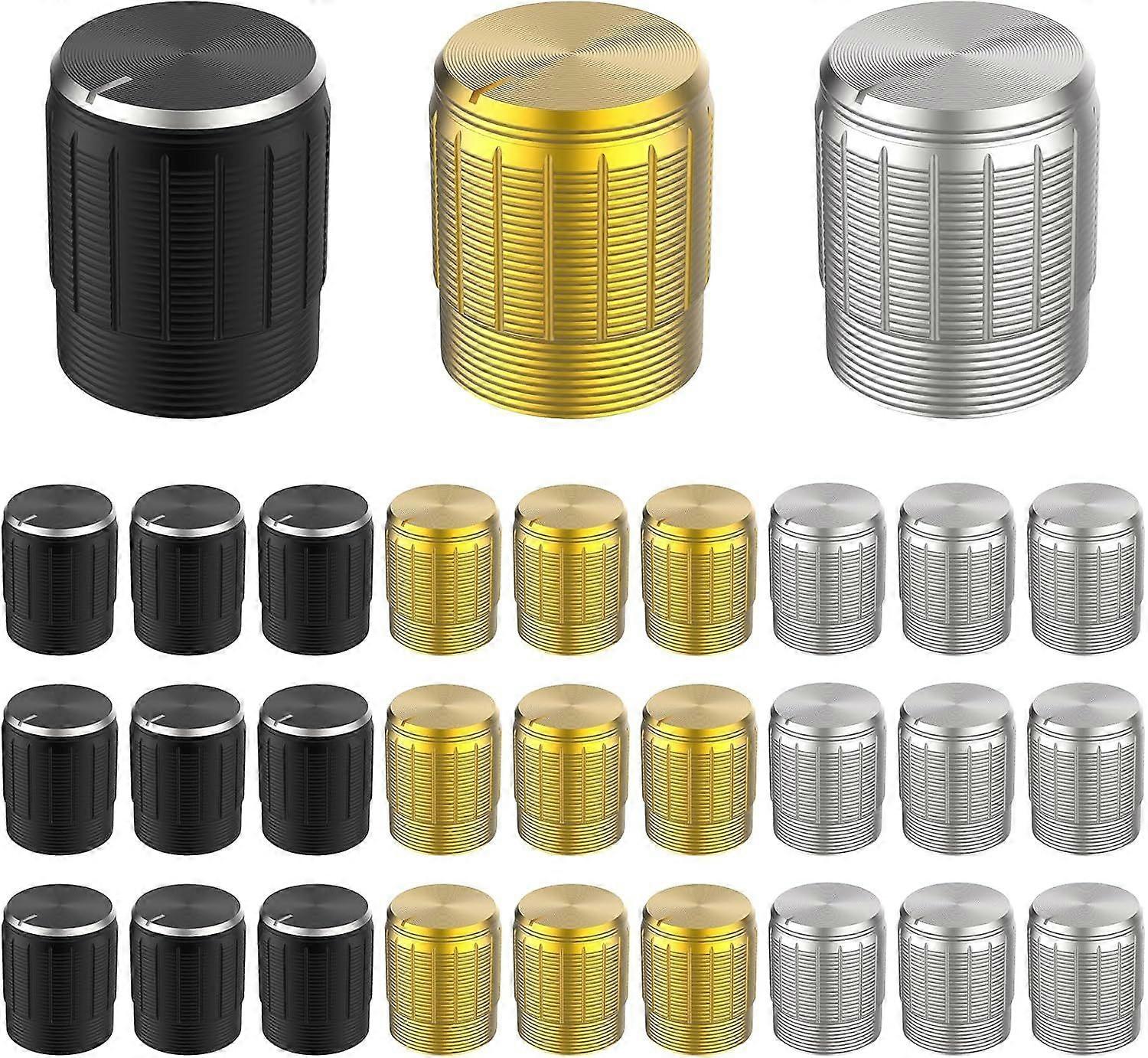 30 Pcs Potentiometer Control Knobs, 6mm Aluminium Alloy Knob Swicth Replacement