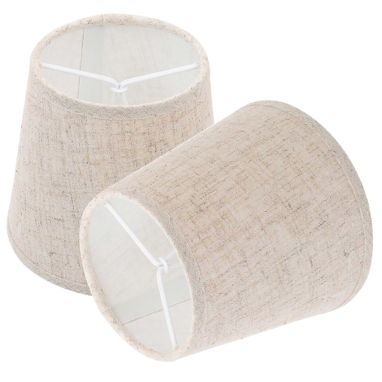 2pcs Lamp Shade Table Lamp Cover Table Light Cover Replacement Lampshade for Bedside Study E14