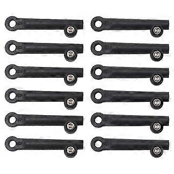12pcs Bike Fenders Support Extension Sleeve compatible with 20/24/26inches Fenders compatible with Bicycle Mud Guard Connecting Stem Rod
