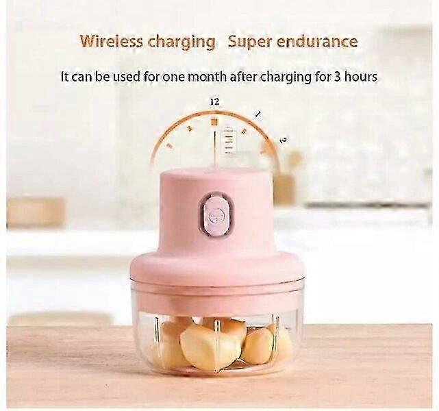 Vegetable Chopper, 250ml Capacity, Three Blades, Mini Portable Chopper
