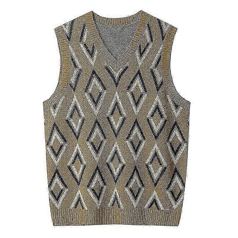 Herren Solid ärmellose Pullover Oberbekleidung Weste
