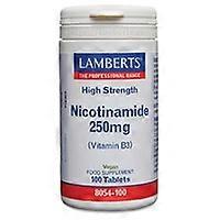 Nicotinamide 250mg (vitamin b3) 100 tablets