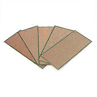 5 Pcs 6.5x14.5cm Stripboard Veroboard Uncut Pcb Platine Single Side Circuit Boar