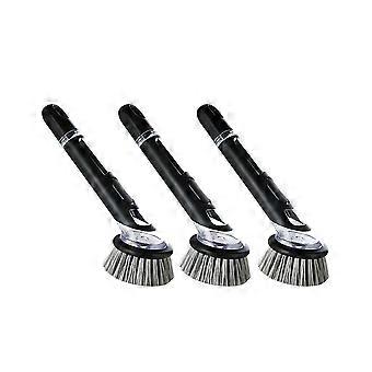 3pcs Dishwashing Brush With Soap Dispenser Kitchen Dishwashing Brush With Handle Is Suitable For Ta
