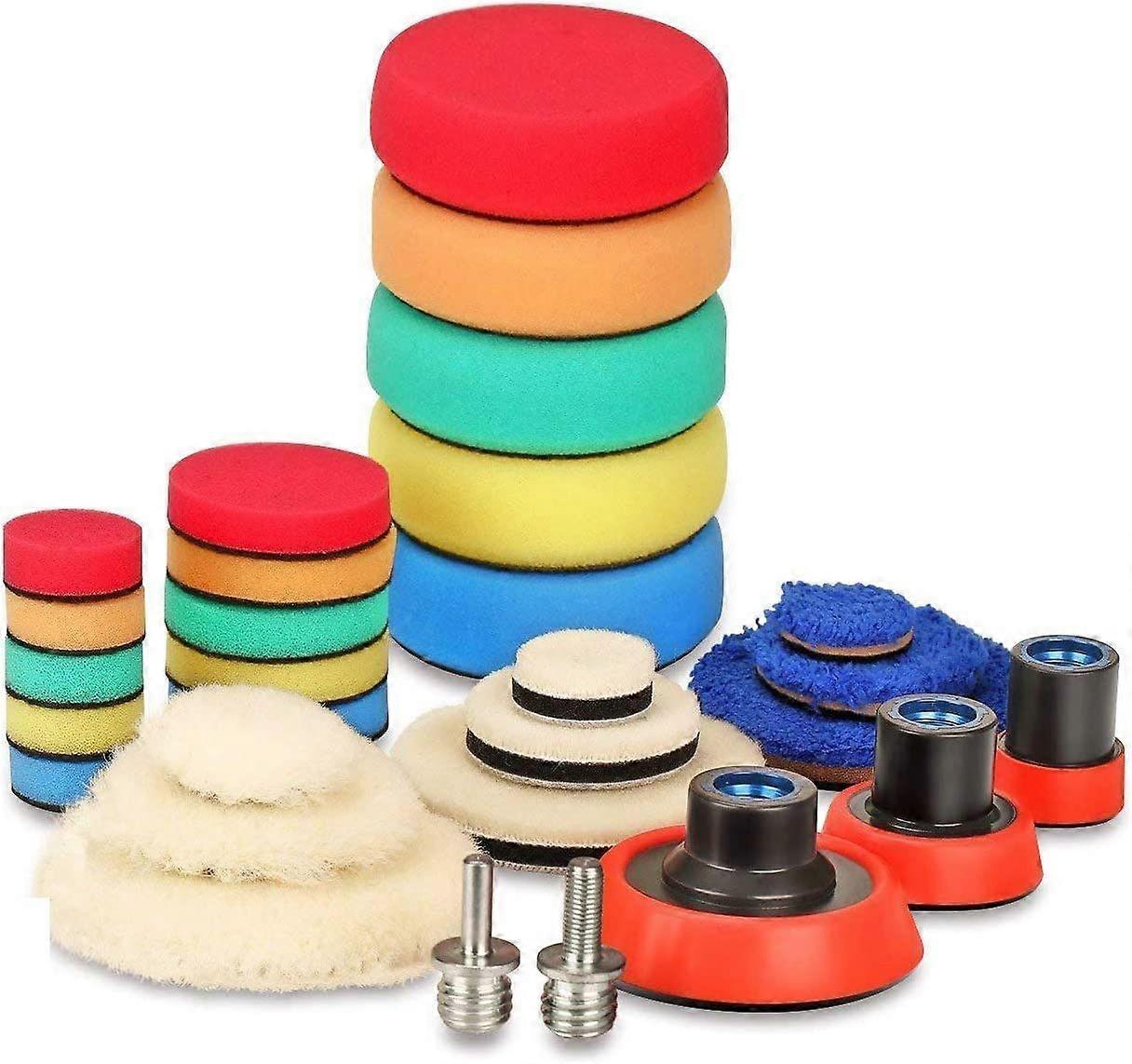 29pcs Sponge Polish Pad for Car Sanding Buffing
