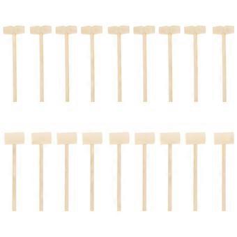 Mini Wooden Toy Hammer for Kids Game Use 20Pcs Wooden Mallet Set