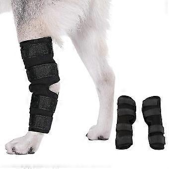 Kompressionsbandage für Hundevorderbeine, SBR-Material, bietet Unterstützung und Stabilität bei der Genesung nach Verletzungen, Größe 17 x 16 x 12 cm