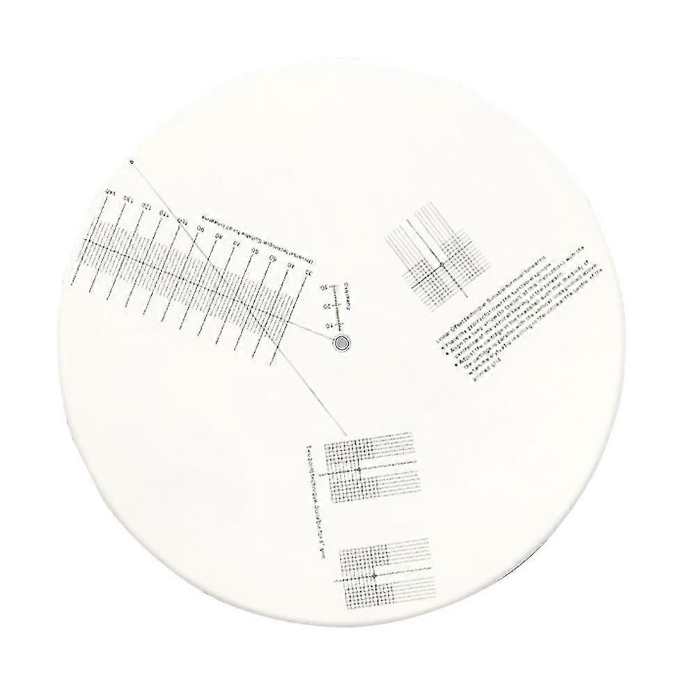 Calibration Plate Adjustment Tool Phono Cartridge Alignment Turntable