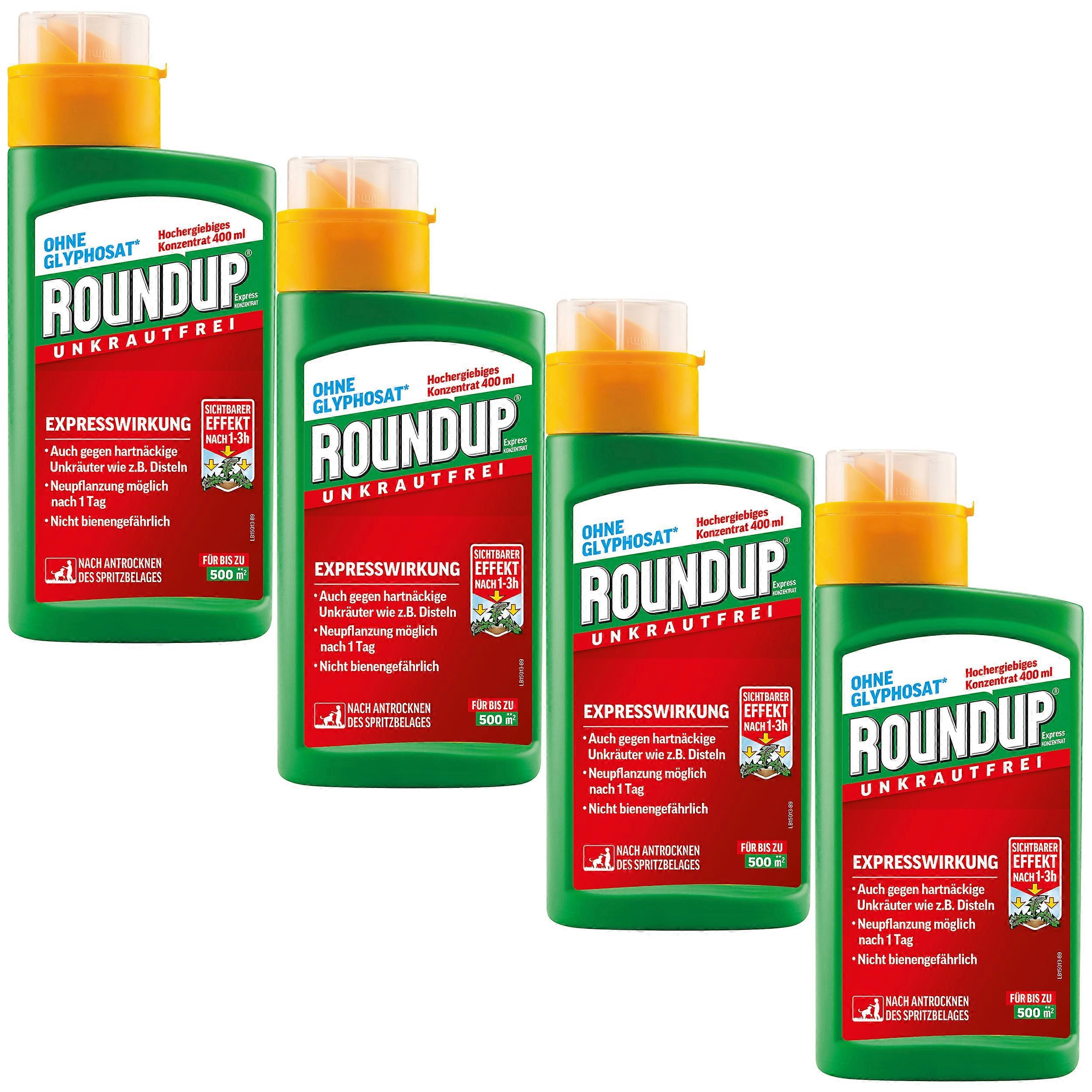 4 x ROUNDUP® Express konsantresi, 400 ml