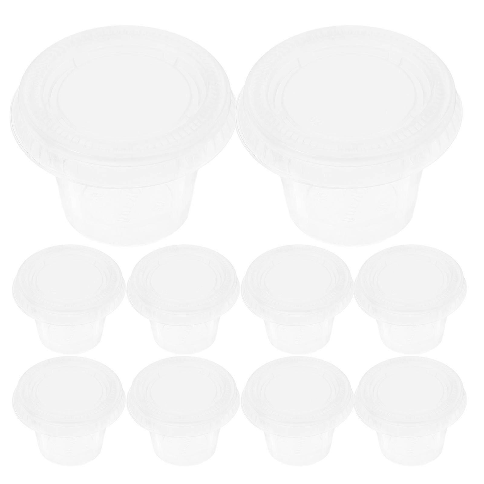 Disposable Sauce Cup Condiment Cup for Serving 100Pcs Cups