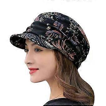 Gorro de punto estilo indio para mujer, fabricado en algodón, de una sola pieza, talla aproximada 54cm