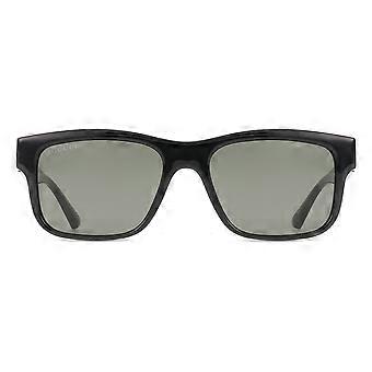 Gucci GG2085S 001 Vollrand-Sonnenbrille für Herren, quadratisch, UV3, Original
