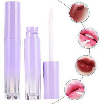Gradient Purple Lip Gloss Tubes for Storage 10Pcs Plastic Lip Containers